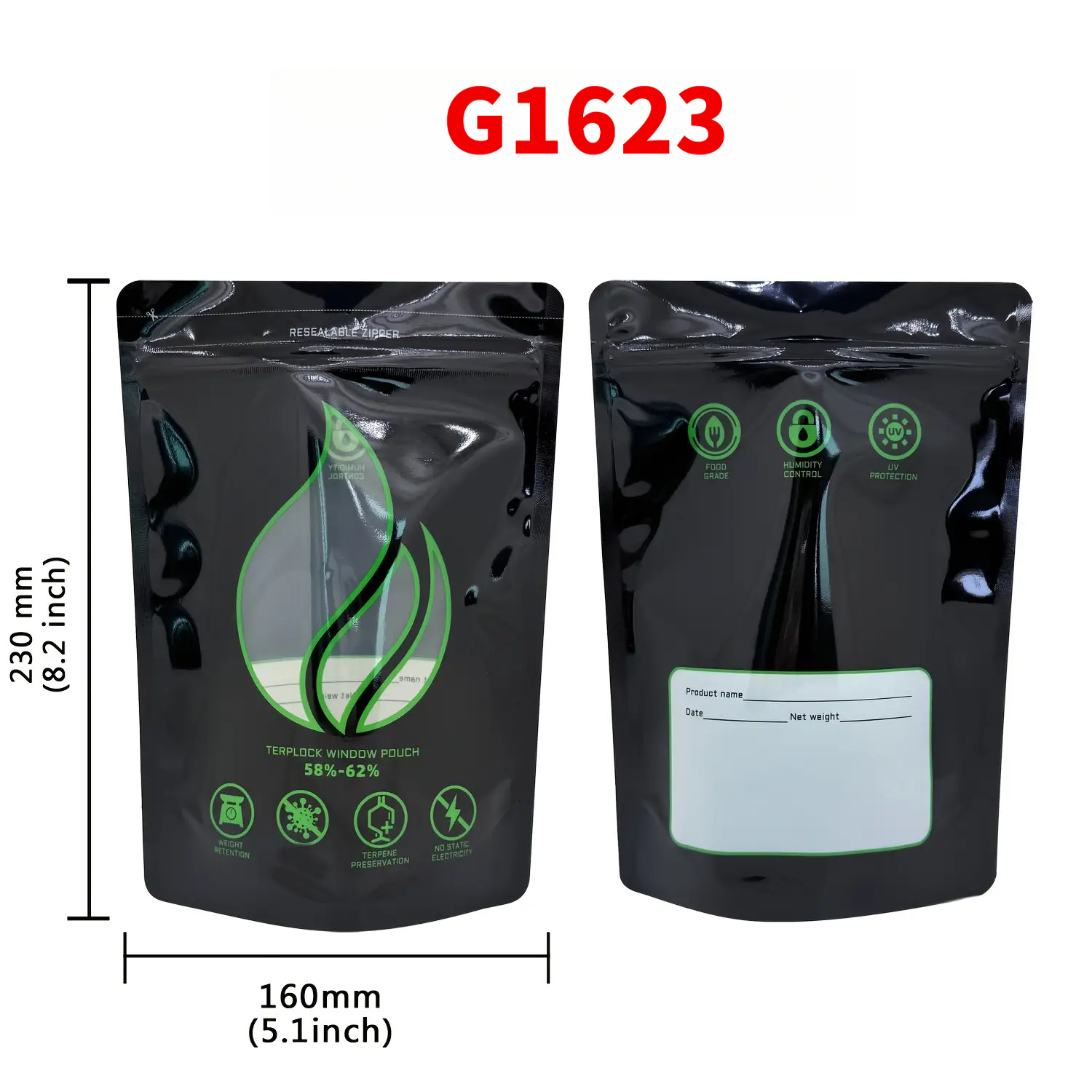 E-shop 15 Stück [Hitzeschweißbeutel] zur Abdeckung und Verriegelung von Aufbewahrung und Auskristallisation. Diese Beutel mit einem Terpengehalt von
