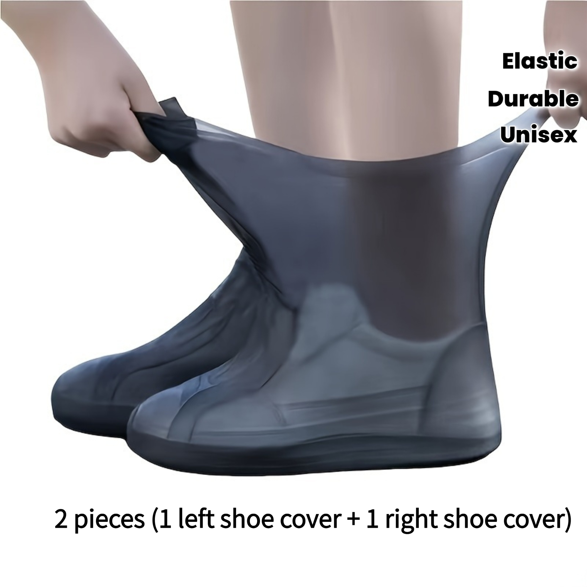 Waterproof Rain Boots Covers, Reusable And Non-slip, Unisex | Durable, Good Elasticity, Easy To Clean