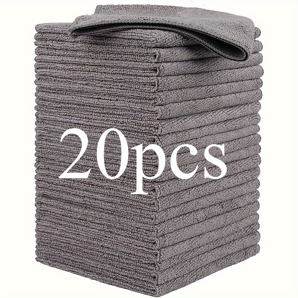 TEMU 10/20/50pack Multipurpose Microfiber Cleaning Cloths, Reusable Cleaning Towels, Gifts, From Local Warehouse.durable, Quick-drying. Ideal For