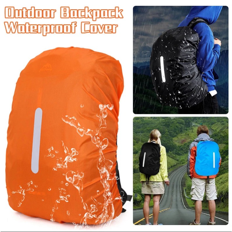 High Quality Backpack Rain Cover, Full Coverage Design for 15-26L/ 30-40L/  40-50L Bags, Dustproof & Tear-Resistant Protection for Hiking, Camping,  Cycling & Travel * Options (Orange, Black, Green) * ...
