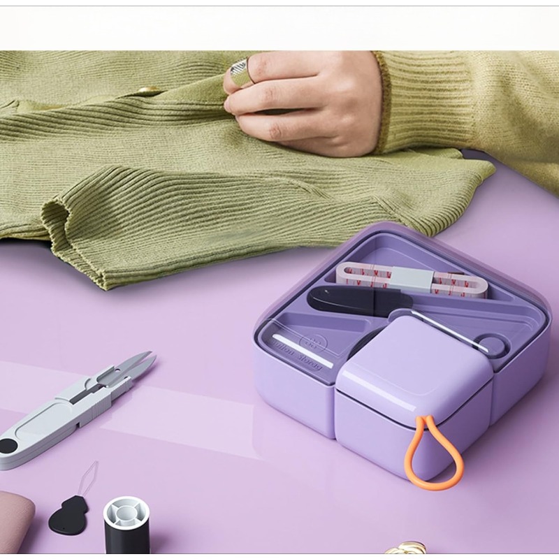 household needlebox high quality portable multi functional practical hand sewing   sewing tools   bag storage box Product details 2