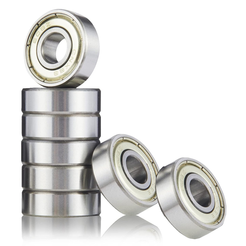 TEMU 608 Zz Ball Bearing (8pcs), 608zz Metal Miniature Deep Skateboard Ball Bearing (8mm X 22mm X 7mm)