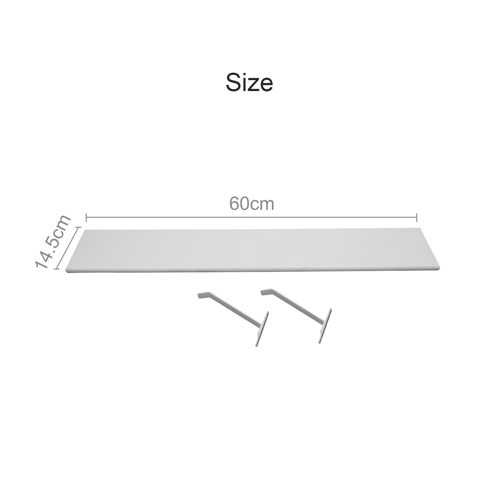 60/90/120cm Radiator Cover Shelves Mdf Wood Shelf Including Brackets