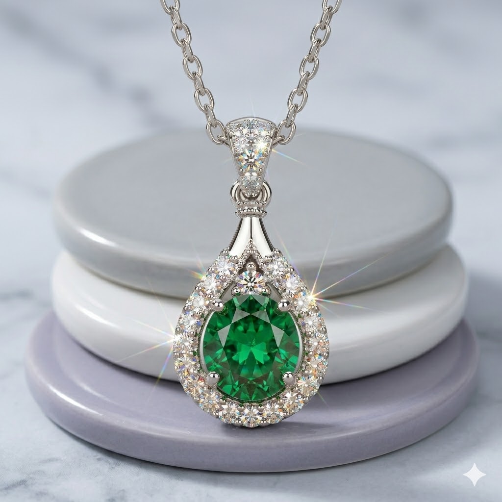 Women's Artistic Conception Pendant Necklace, Unique Gift