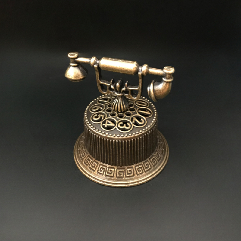 Image of Elegant Vintage Metal Incense Holder - Perfect For Home Decor, Yoga, Meditation & Reading Spaces, Fragrance Matching, Space Decorations
