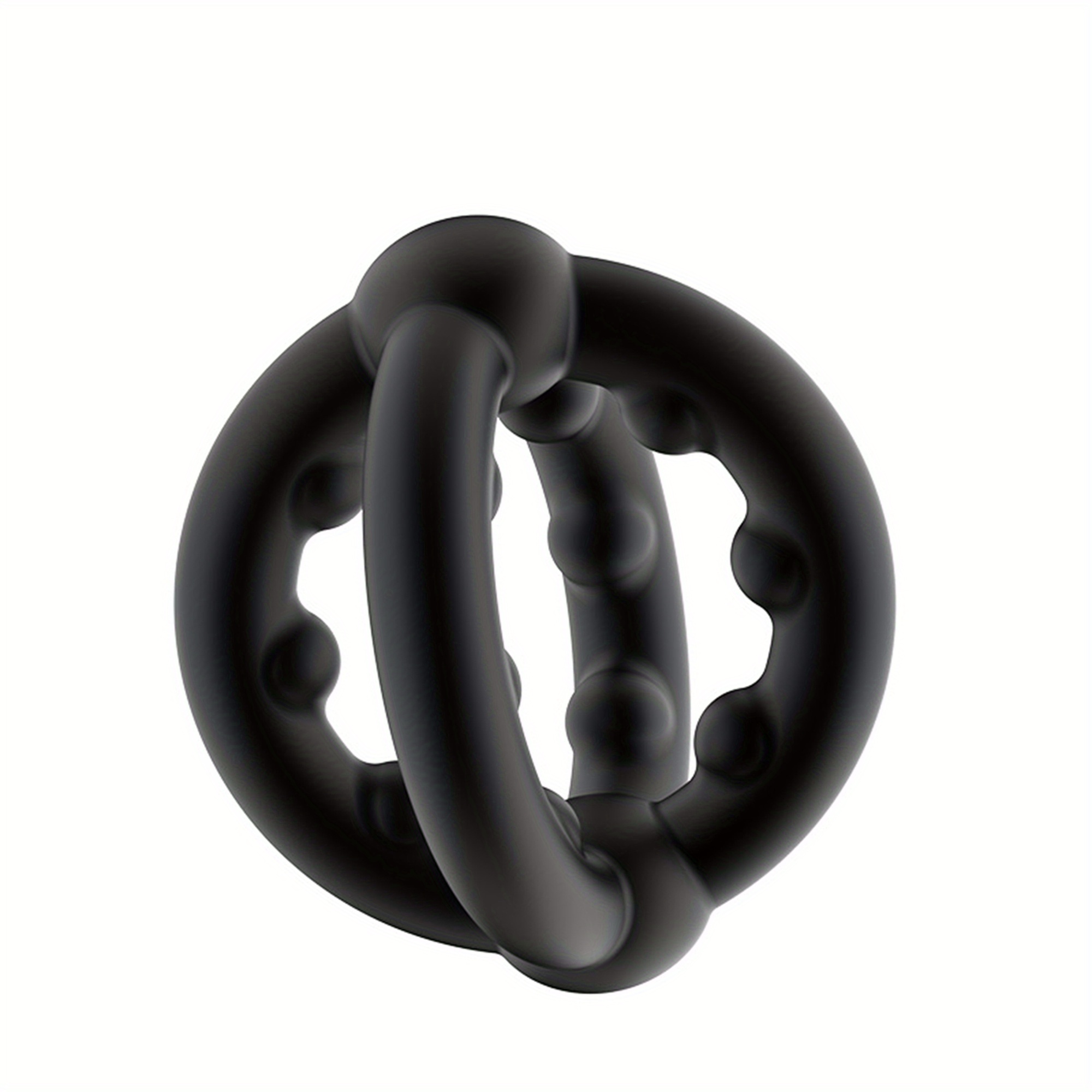 4 ring innovative ring for men - ultra soft stretchy vibrating ring, toy  rings for lasting, pleasure ejaculation, black - health & household - Temu