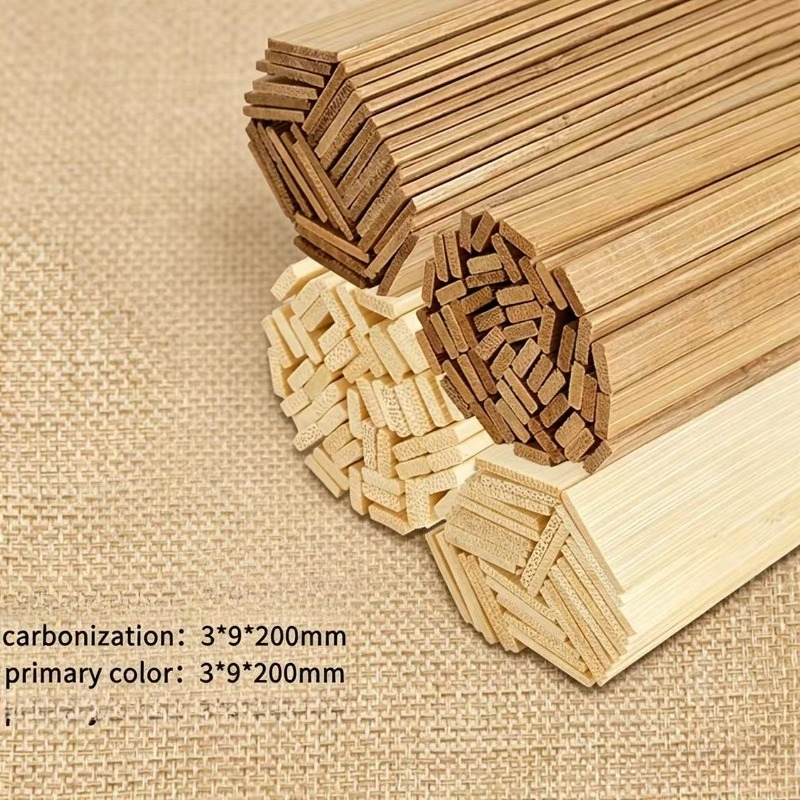 100pcs carbonized wood chips handmade building model assembly materials used for setting up scenes