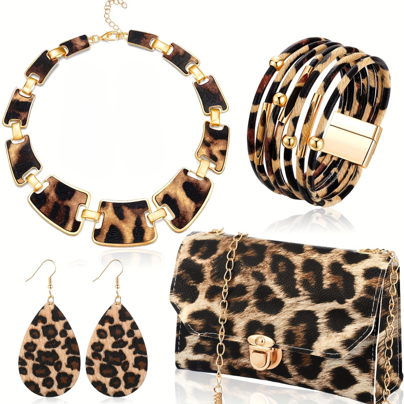

4pcs Set - Alloy , Bracelet, Necklace Pendant, And -