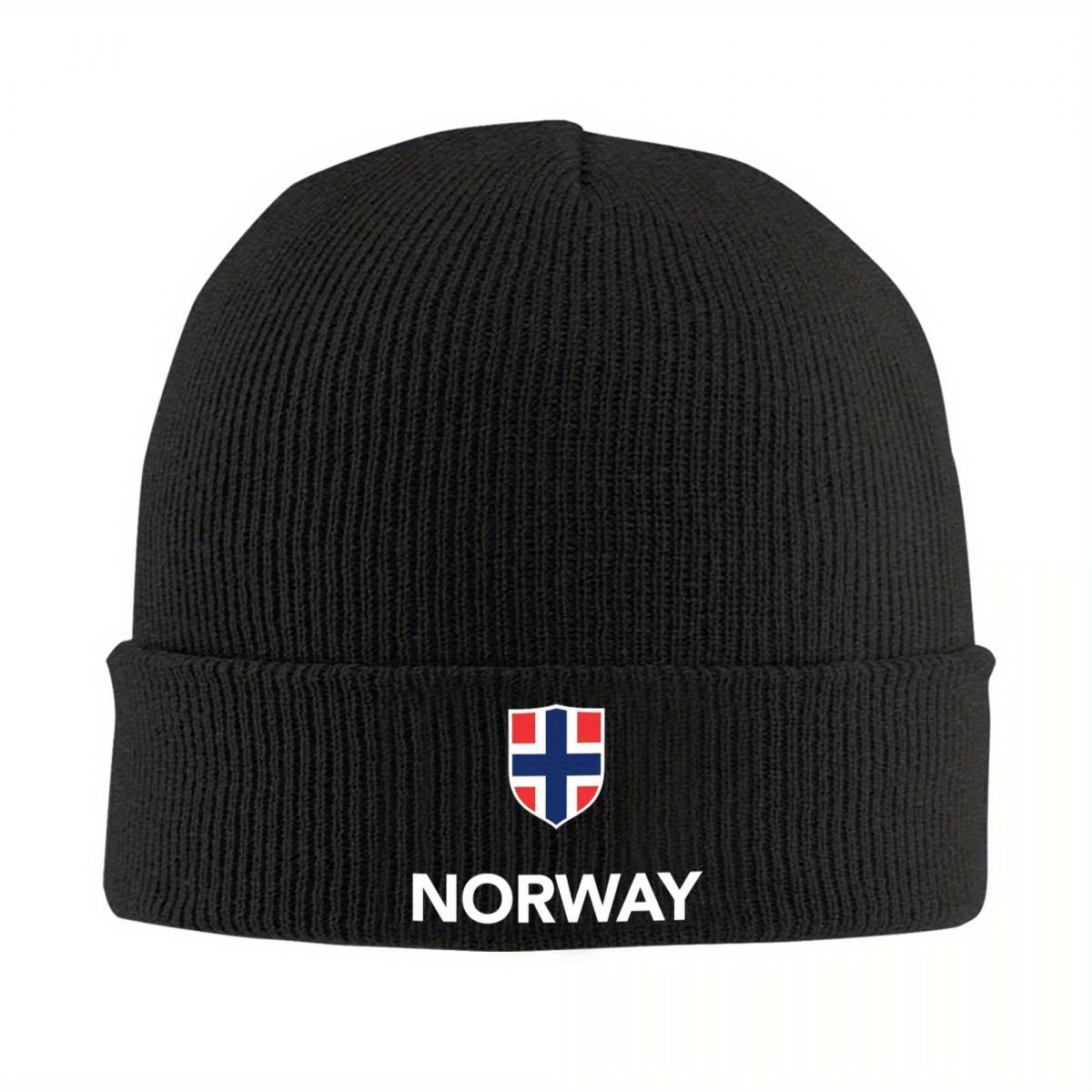 

Norway Flag Knit Hat Beanie Autumn Winter Hats Warm Street Caps For Men Women