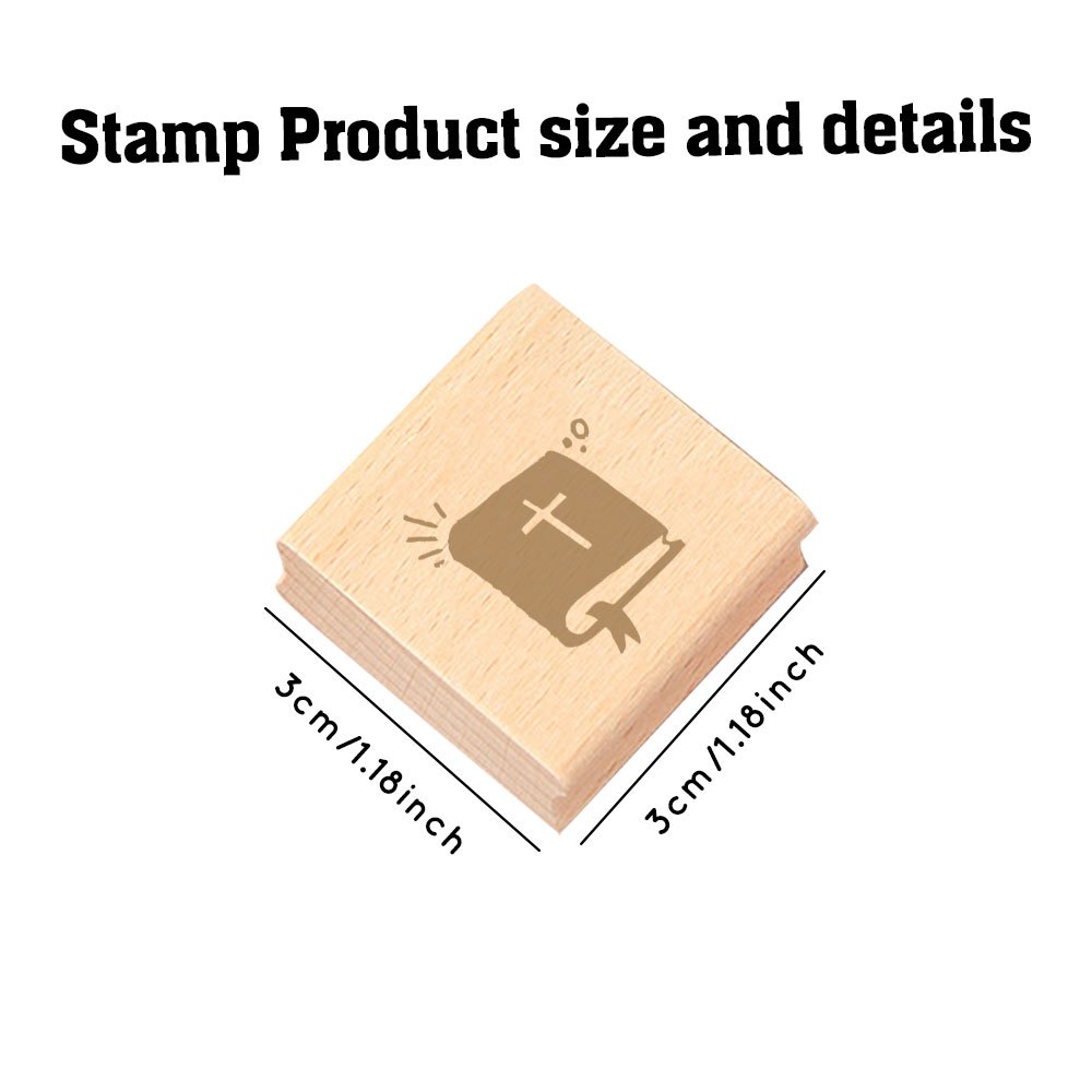 Wood Stamp for Journaling, DIY Crafts, and Scrapbooking