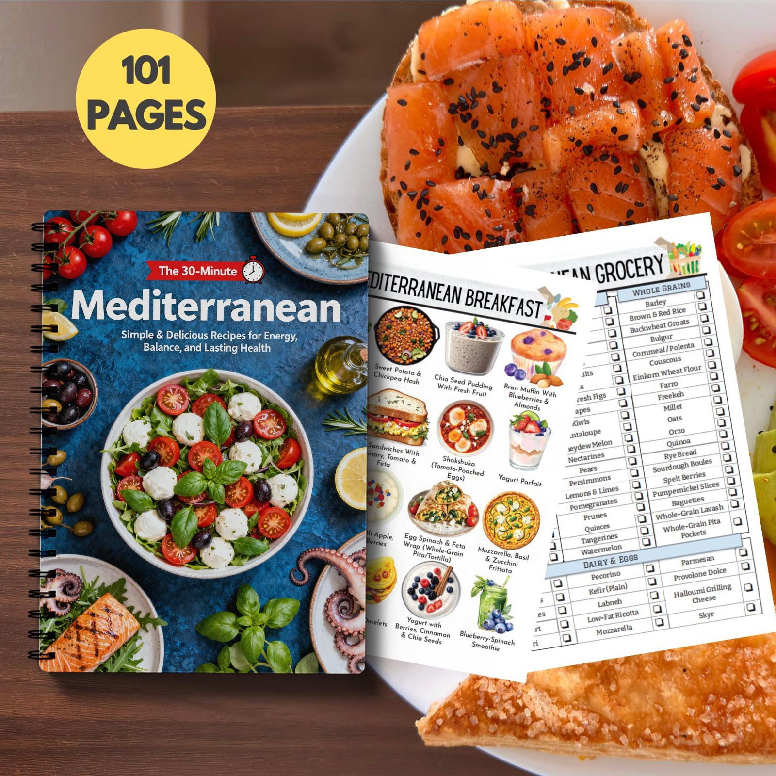 Mediterranean Diet Cookbook for Beginners & Family - Anti-Inflammatory Recipes, Weight Loss Meal Plan, Heart-Healthy Clean Eating with Easy Mediterranean Diet Cooking for Ongoing Wellness (for all life stages) - Simple Everyday Recipes Suitable for