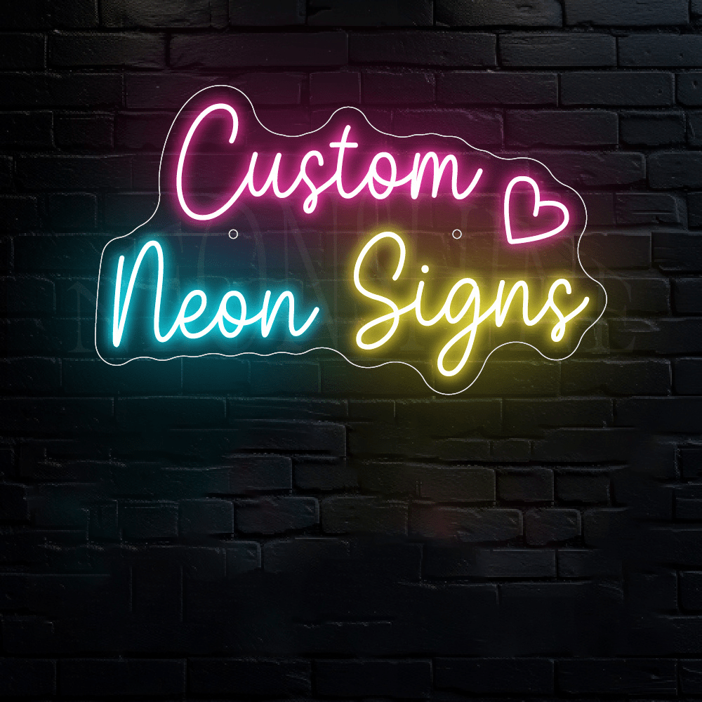 

Customizable Led Neon Sign With Dimmable Brightness - Usb Powered, Weddings, Birthdays & Home Decor - Ideal Christmas & New Year Gift, Custom Neon Sign