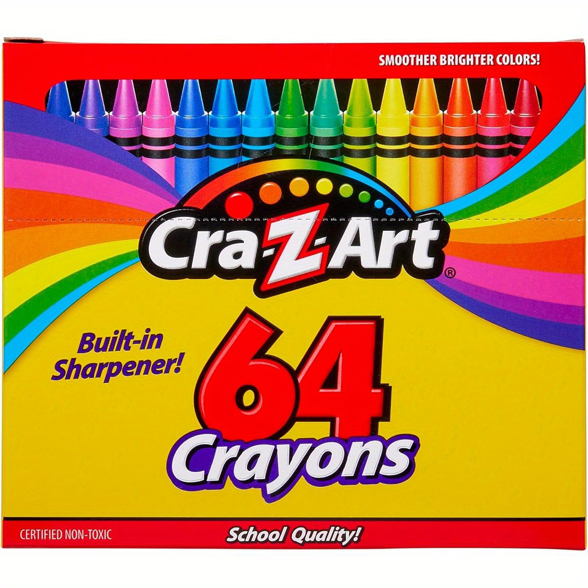 TEMU Cra- Z- Art Crayons, 64 Count