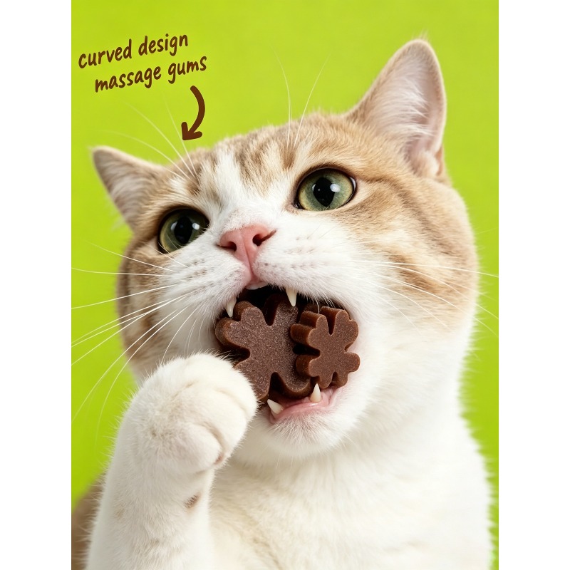 chicken flavored chewable   are a   snack that cats can eat with     dogs can enjoy them making them a nutritious and   for pets that can clean teeth and massage gums Product details 8