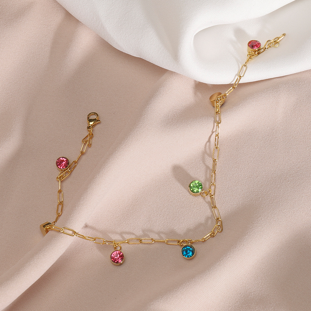 1M Stainless Steel Chain with 18K Golden Plating for DIY