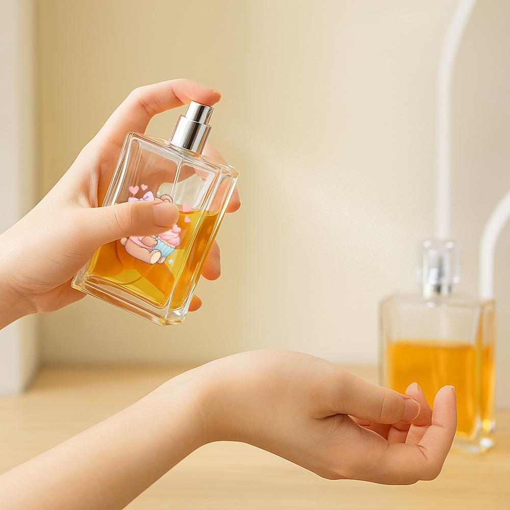 entzückender bär kompakter parfüm spray behälter mini