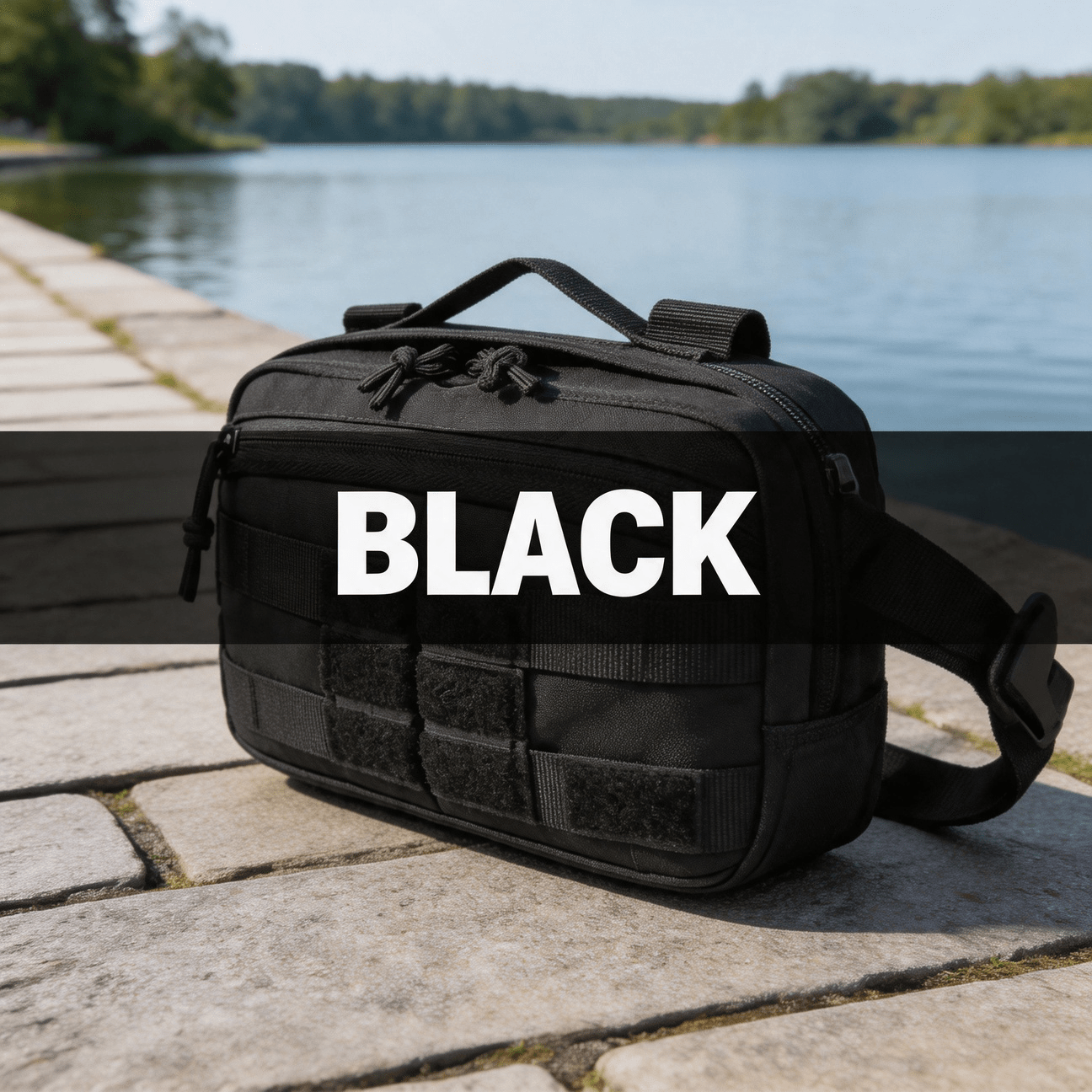 Image of Three-way Combination Waist Bag, Outdoor Large Waist Bag, Cycling Tactical Waist Bag, Small Waist Bag, Men's Crossbody Bag