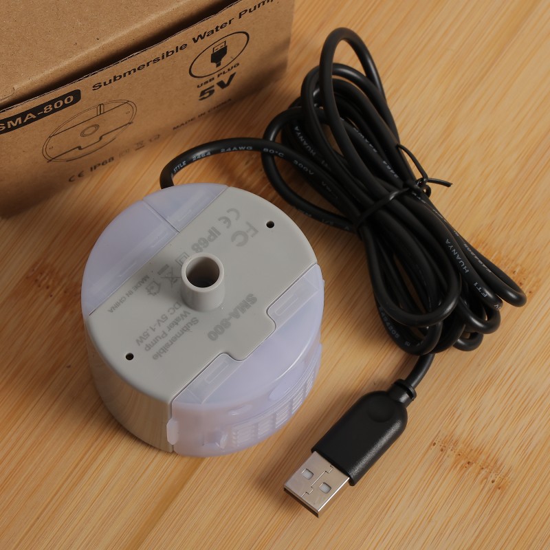 TEMU Pet Drinking Fountain Pump For Cats/dog, Usb Replacement Sam-800 Pump For Cat Water Dispensers, Featuring A Submersible Motor, Designed For