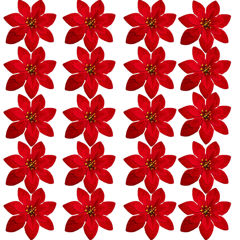 TEMU 20pcs Large Realistic Red Rose Heads, Velvet Texture Full And Three-dimensional, No Care Needed For Long-lasting Vibrant Color. Flowers Flexibly
