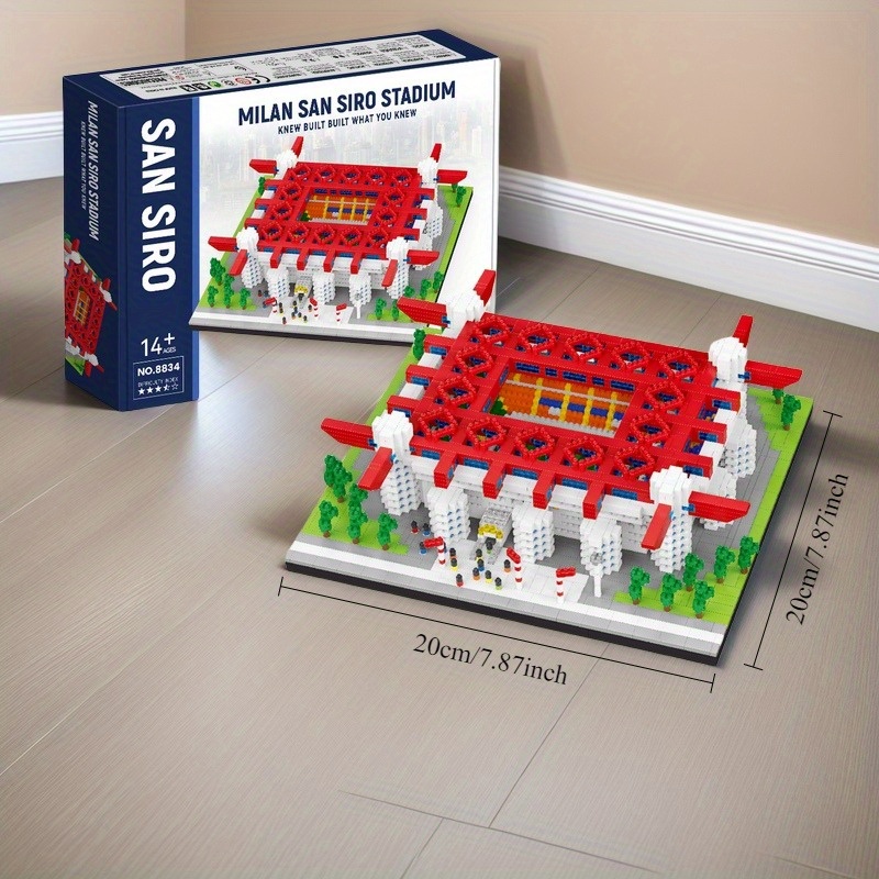 Architecture Toys San Siro Barcelona Stadium Building Blocks