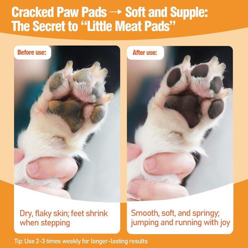 Balm with Coconut Dogs and Cats, Repairing, Soothing, and Moisturizing, Gentle Ingredients, Dry, Chapped Noses or Hoof Pads, Versatile Application - Image 6