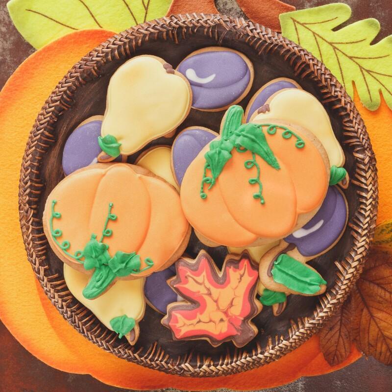 6pcs thanksgiving stainless steel cookie mold cake baking diy tool set   thanksgiving Product details 6