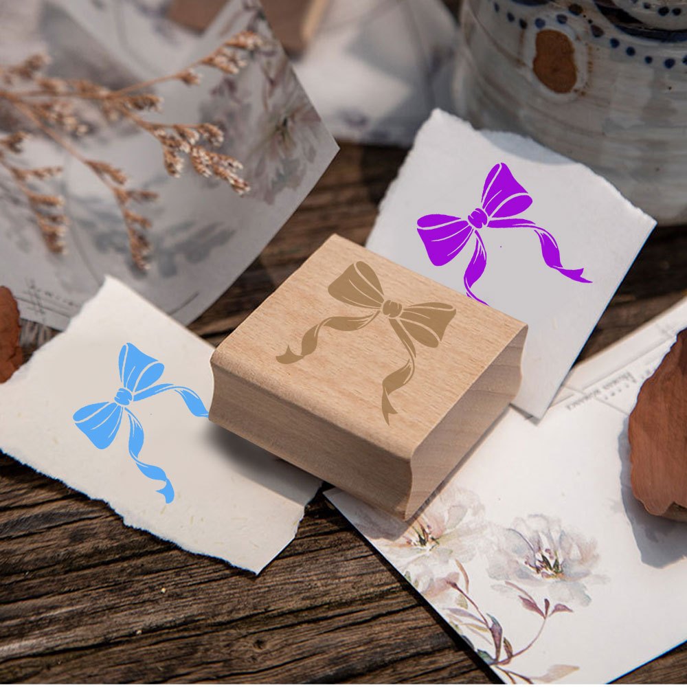 TEMU 1pc Wood Stamp Compatible For Journaling, Diy Craft Stamps Suitable For Scrapbooking, Greeting Cards, Diary Decoration, Postcard Making - Wood