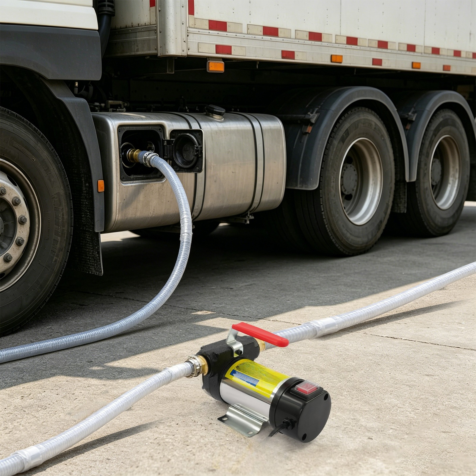TEMU Pompa a per carburante da 40L/min per l'estrazione di da riscaldamento dai veicoli diesel; Estrazione e drenaggio del carburante del veicolo