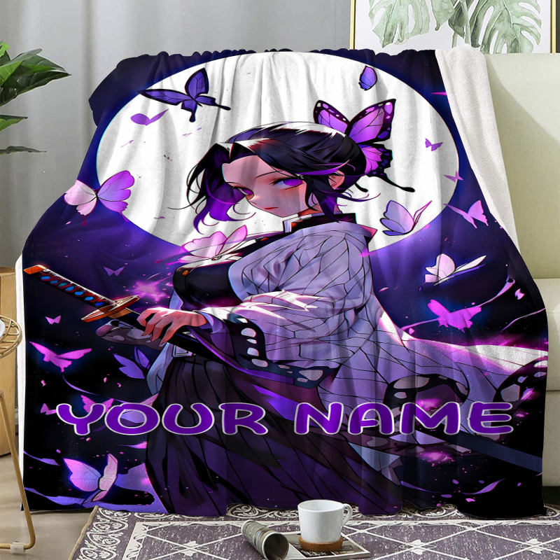 

Couverture Personnalisée avec Nom d'Anime & Dessin - Flanelle Douce, Confort Toutes pour Canapé, Lit, Bureau - Cadeau d'Anniversaire ou de Noël , Décoration de Noël, Décoration d'Intérieur