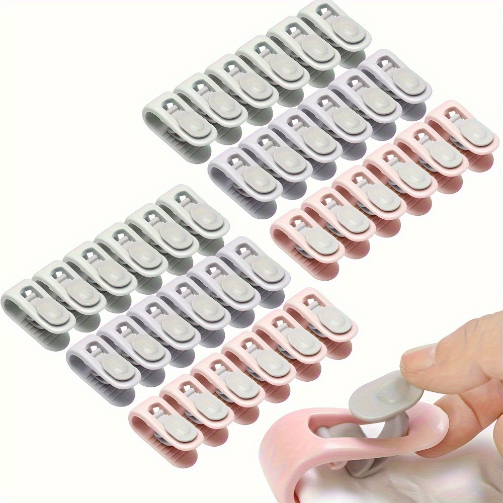 8 16 24pcs nylon bed sheet corners clips no sew non slip quilt gripper clips easy fixing bedspread fasteners spot   bedding accessories details 0