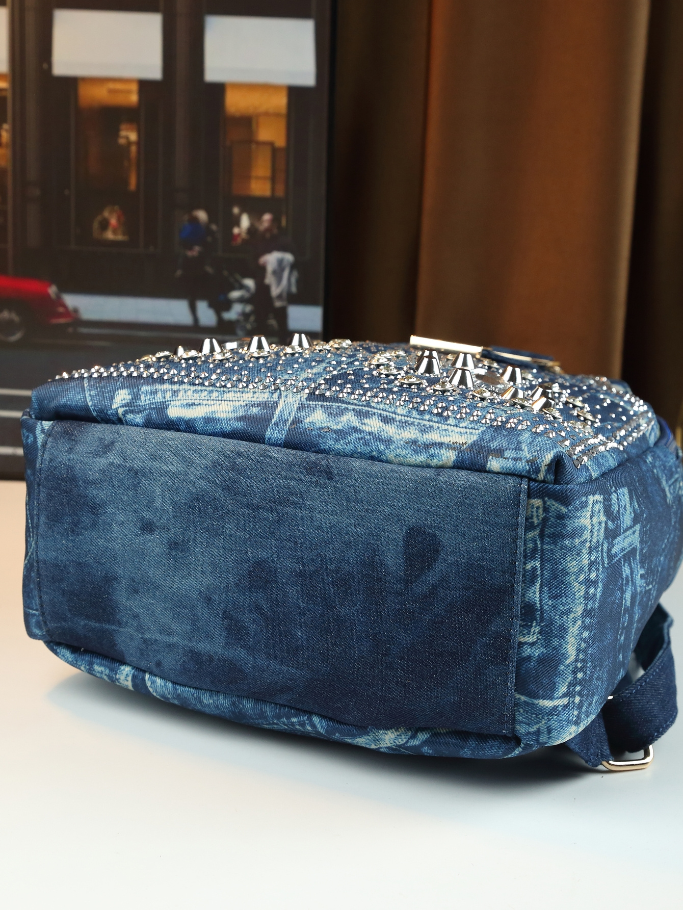 Mini Backpack on model, front view