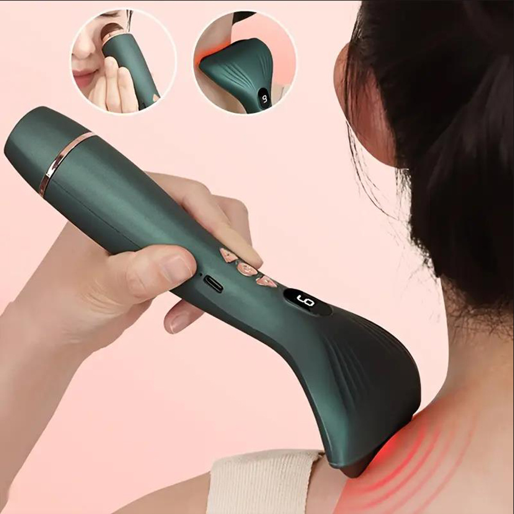 Vibrating Massager USB Electric Scraping Board, Rechargeable Battery, Portable Facial Massager with Adjustable Intensity, Ergonomic Design, Suitable for Home Use, Skincare Tool, Face Massager, Face Massager for Women, Beauty Routine - Image 7