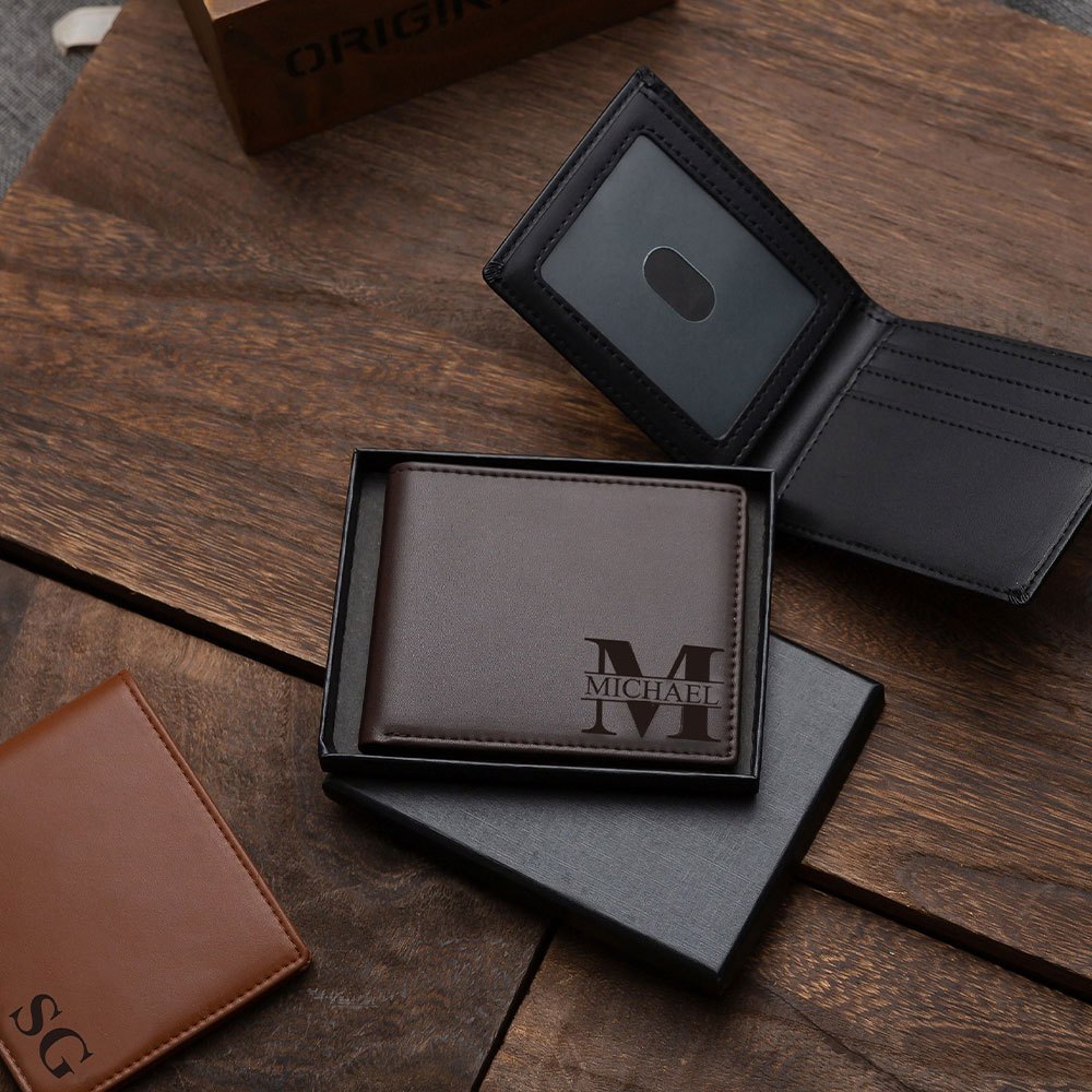 personalizado] 1pc billetera personalizada hombre billetera Temu