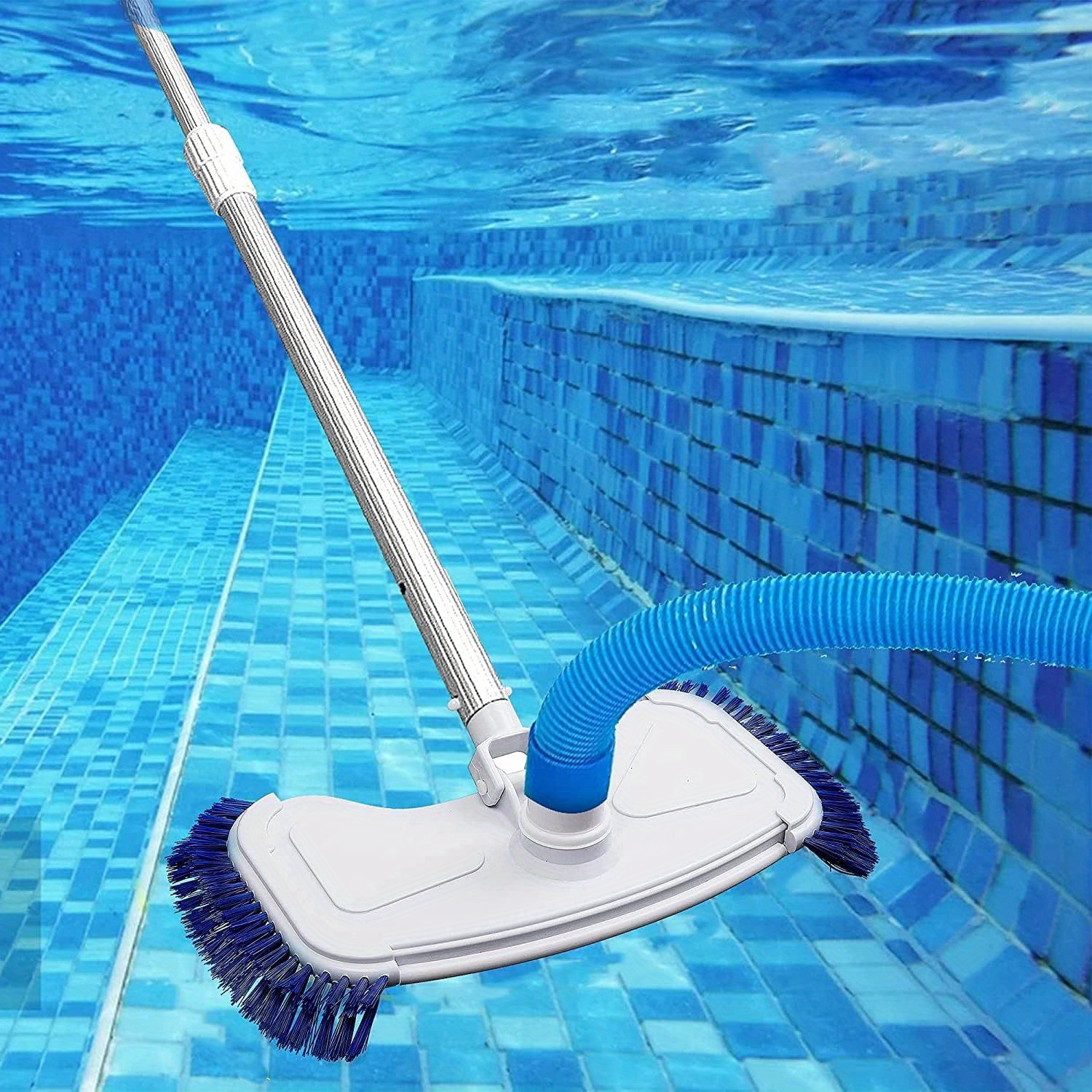 E-shop Ein einzelnes, leichtes und tragbares Poolreinigungswerkzeug, entwickelt zur Reinigung des Bodens und der Wände, einfach zu installieren und zu
