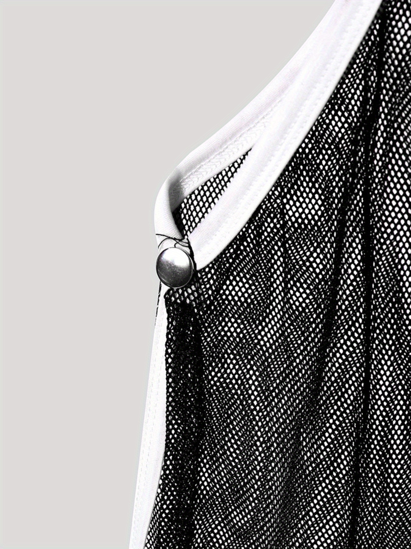 mens fishnet sleeveless muscle clear mesh Temu Philippines