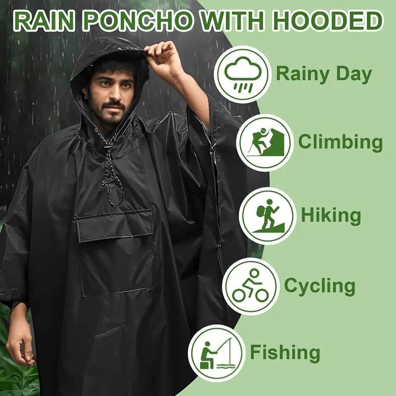 Schicker Regenponcho, Regenmantel Für Damen Rot, Pink, Bunt, Lustig, Regencape Für Fahrrad, Wasserdichter Poncho, Wandern