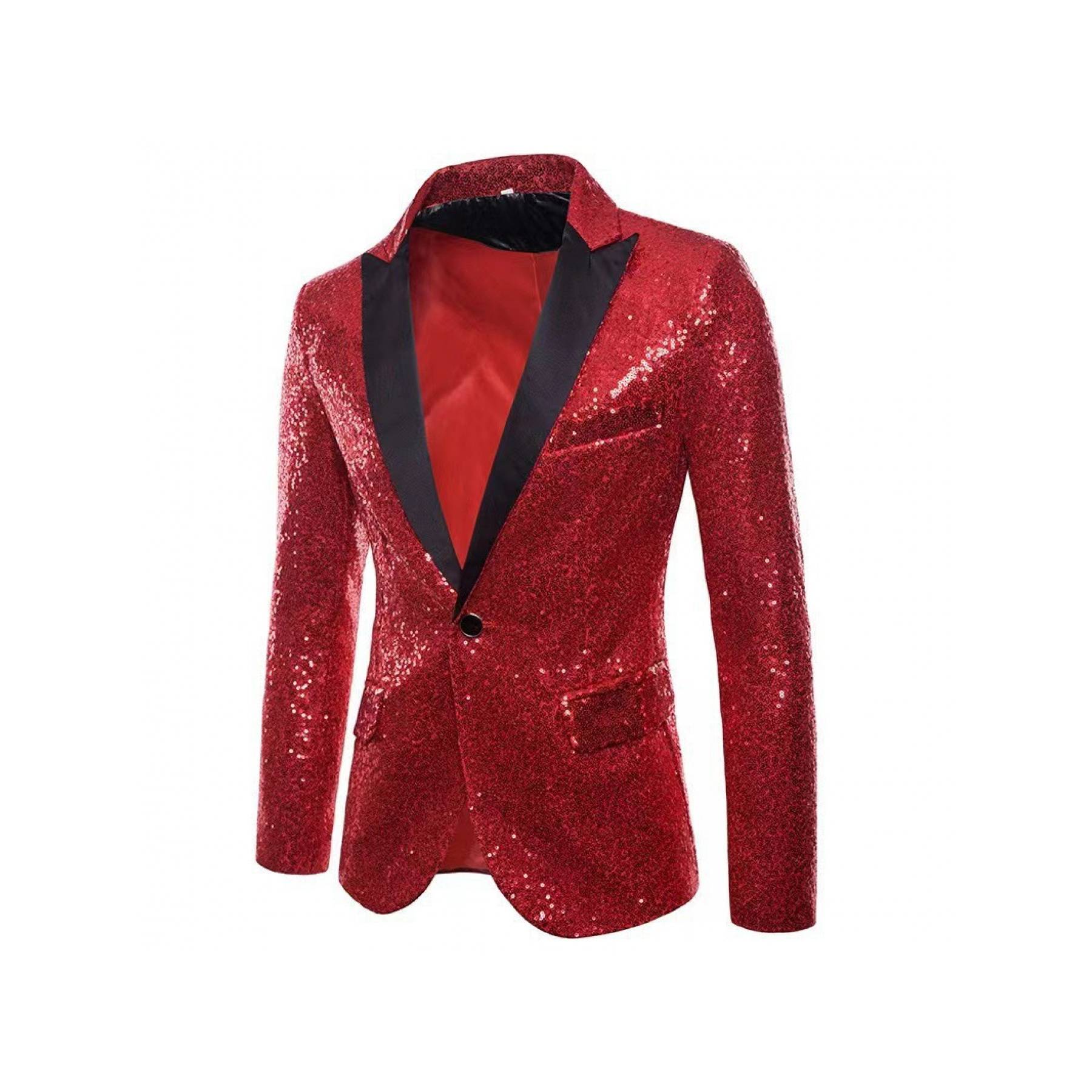 2024 - Heren Glitter Geruit Kostuum Party Stage Nightclub