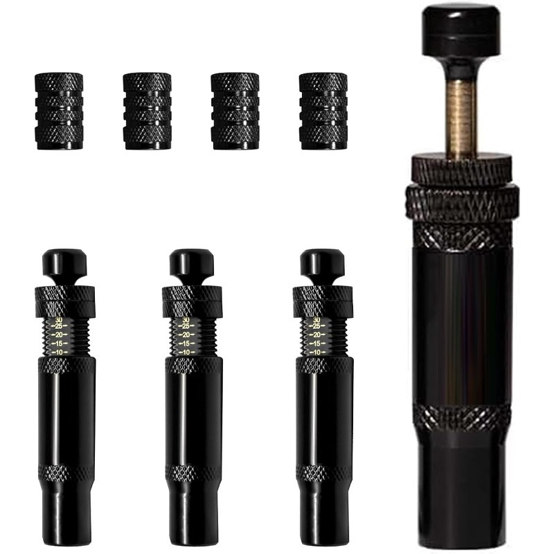 TEMU 4pcs Adjustable Tire Deflator Valve Kit (10-30 Psi), Air Down Tool Offroad Accessories 4x4 For , Truck, Suv, Atv Automatic Tire Deflators Valve