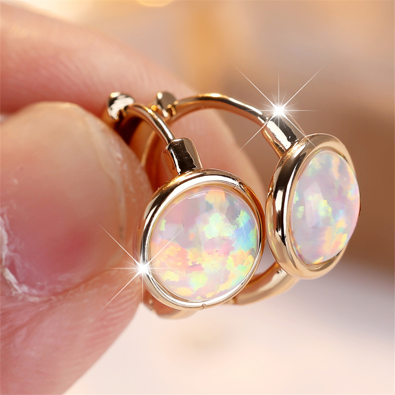 opal earrings sold on Temu United States