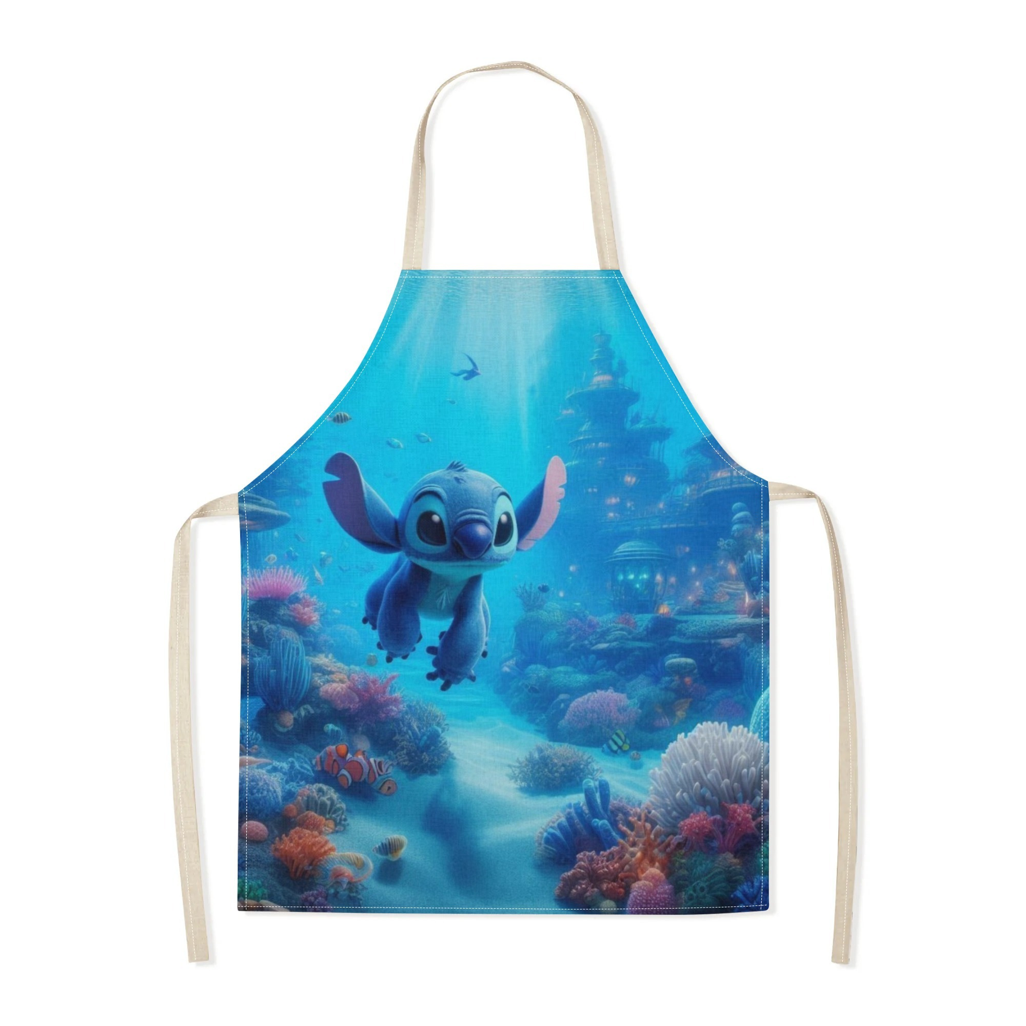 disney   a stylish waterproof apron featuring adorable cartoon designs of  ,  ,  ,  , and more.   beautiful and fashionable, with a simple and elegant style, suitable for hotels, supermarkets, restaurants, fru hops, bubble tea stands, and   home use. details 6