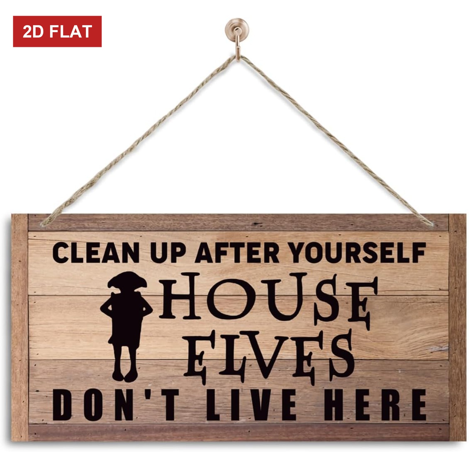 TEMU 2d Flat 3.93x7.87 Inch Halloween And Christmas Gifts Funny Kitchen Decor, Decorative Wall Plaque, Sign With Hanging Rope, Rustic Kitchen Door