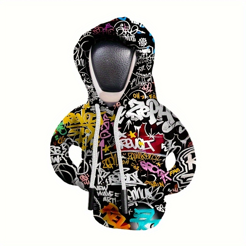 TEMU A Mini Hoodie Polyester Gear Shifter Stick Protector Is A Multifunctional Car Accessory That A Element To Your Interior. Compatible With Manual