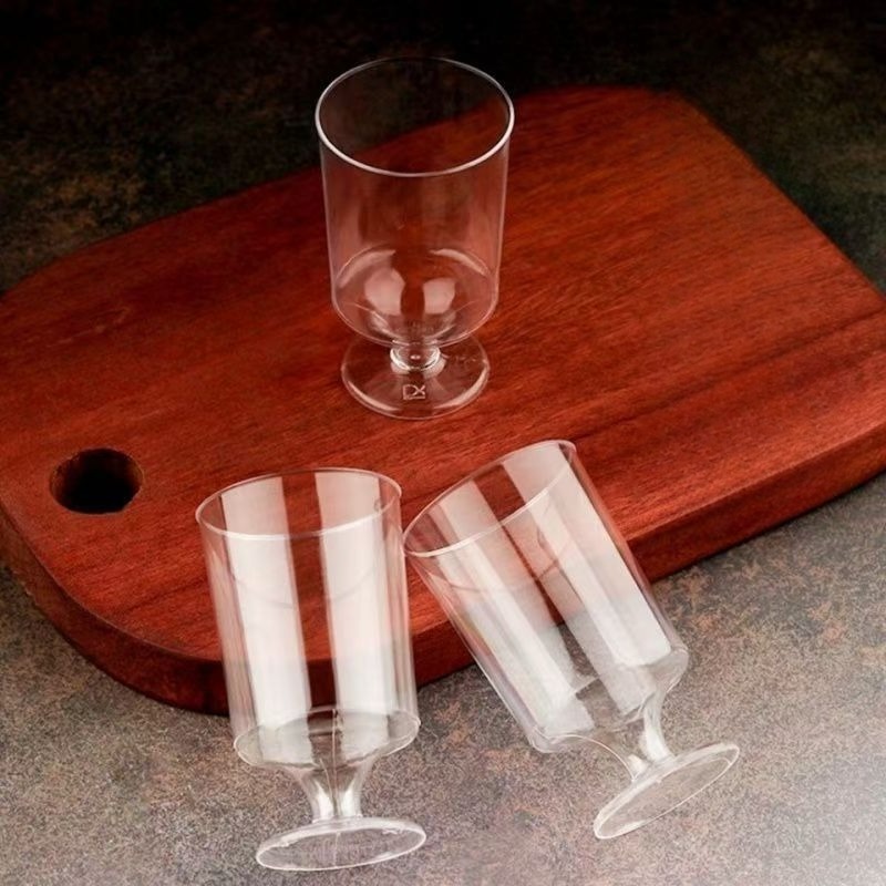Image of 60pcs Wine Glasses, Martini Glasses, Perfect For Serving Your Martinis, Cocktails, Juices, Desserts, And More. Ideal For Parties, Weddings, Welcome Parties, , Poolside, Outdoor Settings, And Picnics