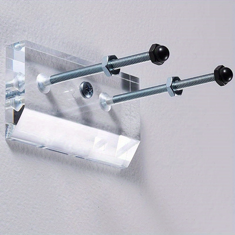 Image of Acrylic Skateboard Display Rack- Wall-mounted Longboard Holder For Bedroom Decor, , No Power Needed