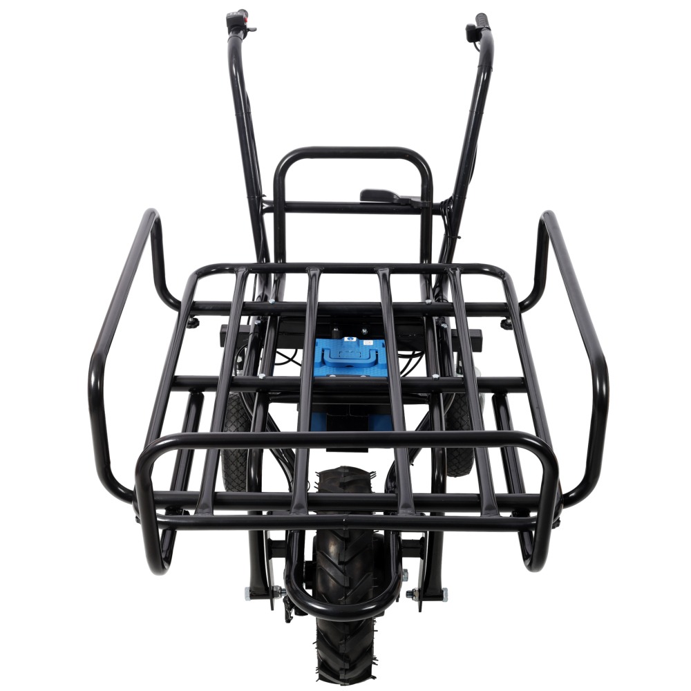 24v   350w electric transportation cart 265lbs load utility garden dump cart with metal handle and 16   heavy duty yard lawn wagon for   outdoor gardening cargo transport Product details 4
