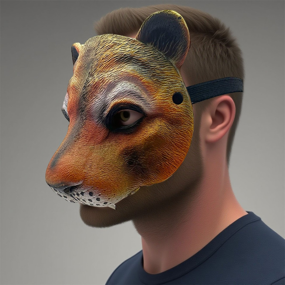 Lebensechte Koala-Maske Aus Latex – Gummi-Maske Für Halloween, Cosplay & Kostüm-Partys