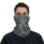 opaska na szyję z nadrukiem liści drzew - oddychająca, elastyczna bandana roczna do jazdy na rowerze i aktywności na zewnątrz dla mężczyzn i kobiet, design inspirowany naturą, wszechstronny dodatek, lekki akcesorium, trwały materiał