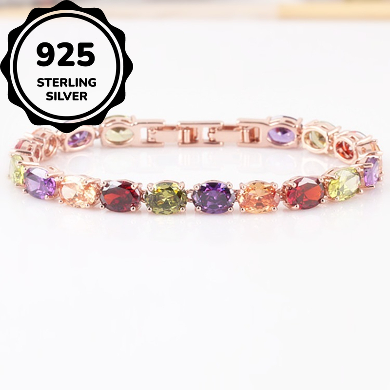 TEMU 925 Sterling Silvery 5a Cubic Zirconia Fashionable And Luxurious . Suitable For Women To Wear As A Chain. With A Gift Box. Ideal For Valentine's