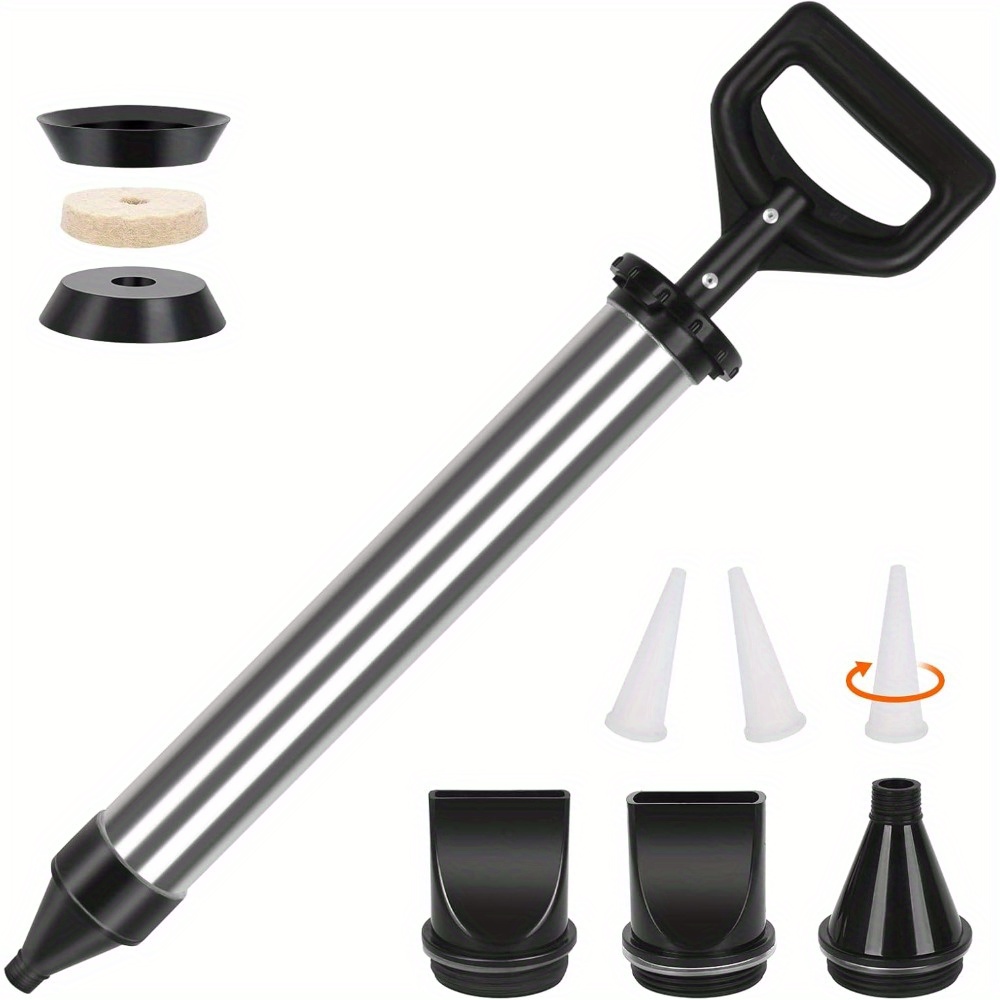 1set Grouting Gun With 6 Nozzles, Mortar Pump With High
