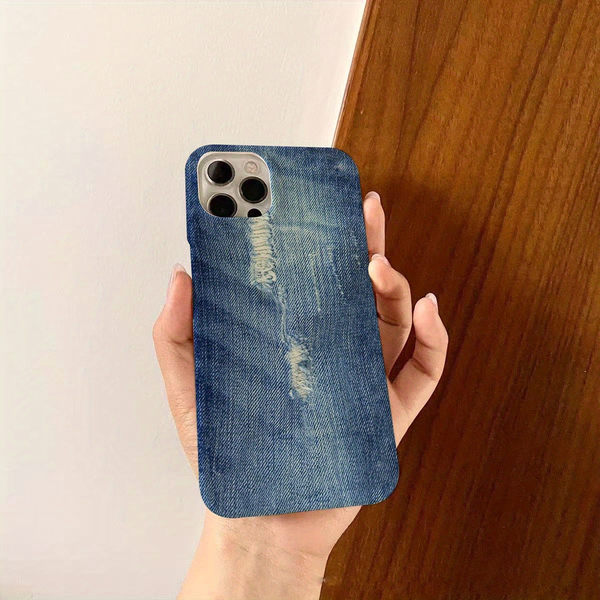 phone case denim jeans tears compatible iphone 6 16 pro max - Temu New  Zealand